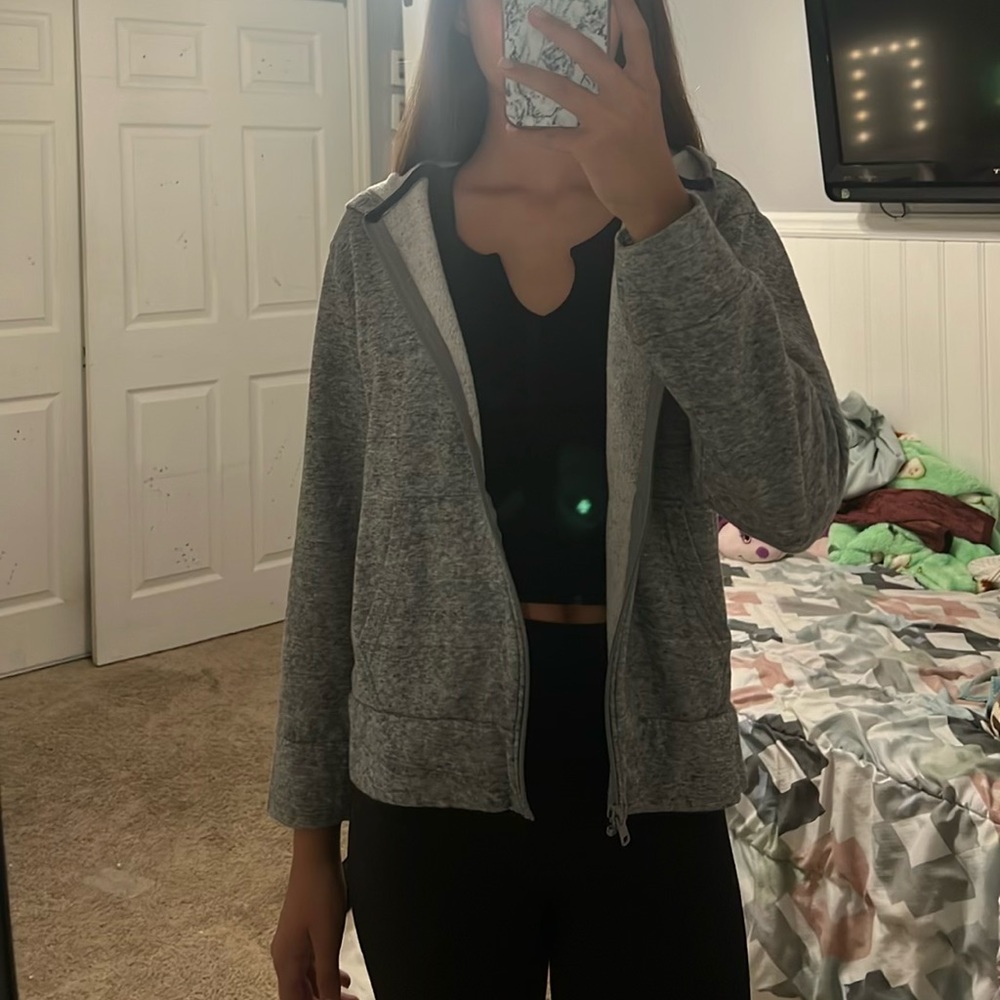 Old Navy Grey Zip-up
